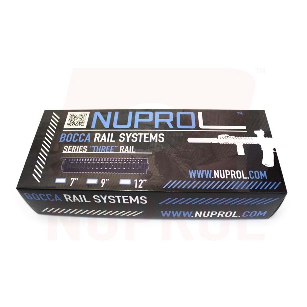 NUPROL BOCCA Series Three GBB/AEG 18cm Ray - Siyah