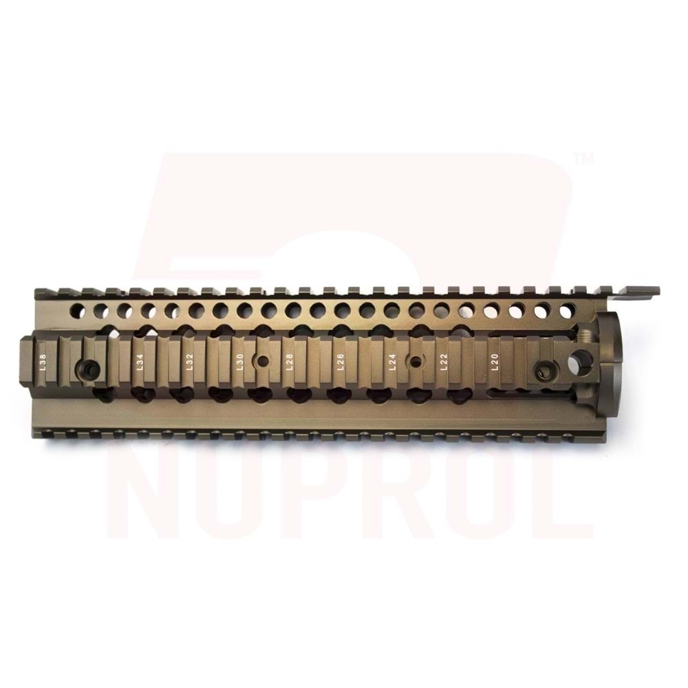 NUPROL BOCCA Serisi Three Rail 23cm El Kundağı - Bronz