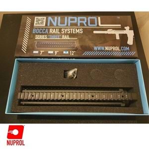NUPROL BOCCA Serisi MK18 Three Rail 30cm El Kundağı - Black