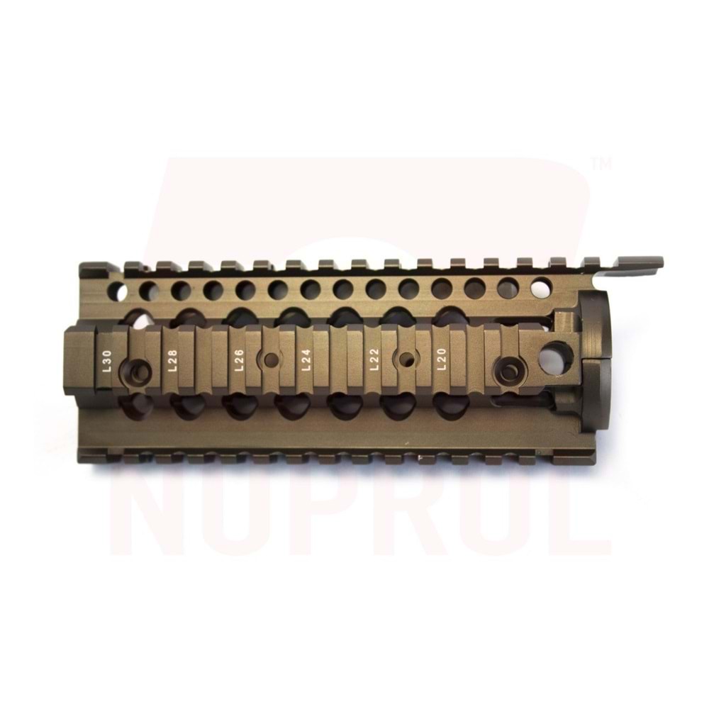 NUPROL BOCCA Serisi Three Rail 18cm El Kundağı - Bronz