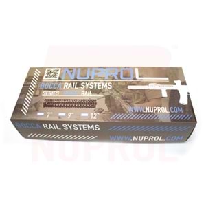 NUPROL BOCCA Serisi Three Rail 18cm El Kundağı - Bronz