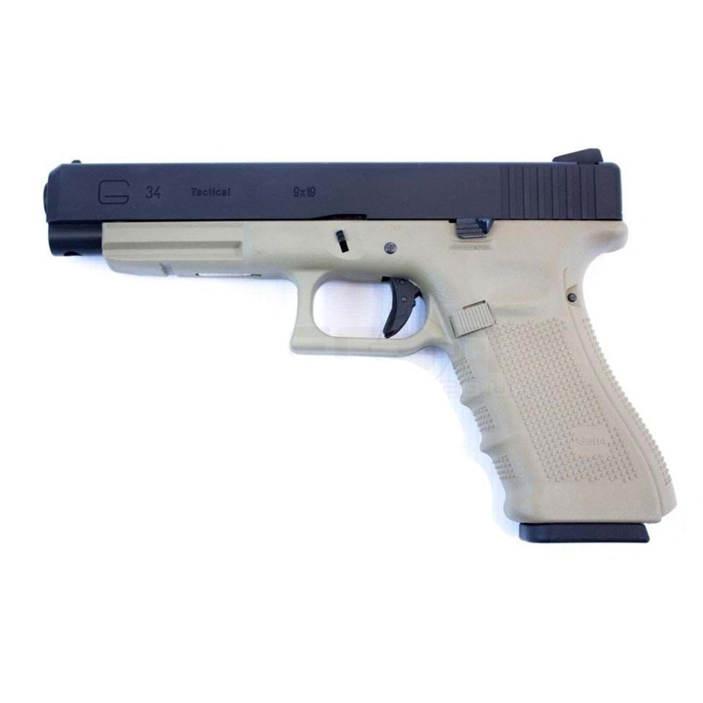 WE GLOCK G34 GEN4 TAN GBB AIRSOFT TABANCA