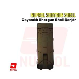 NUPROL DAYANIKLI POLİMER SHOTGUN SHELL ŞARJÖR - SİYAH