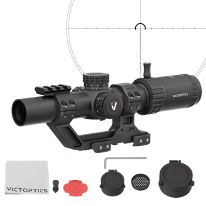 Victoptics S6 1-6x24i Fiber LPVO SFP Tüfek Dürbünü - 1 Parça Extreme High Picatinny AR Montaj Kitli OPSL133