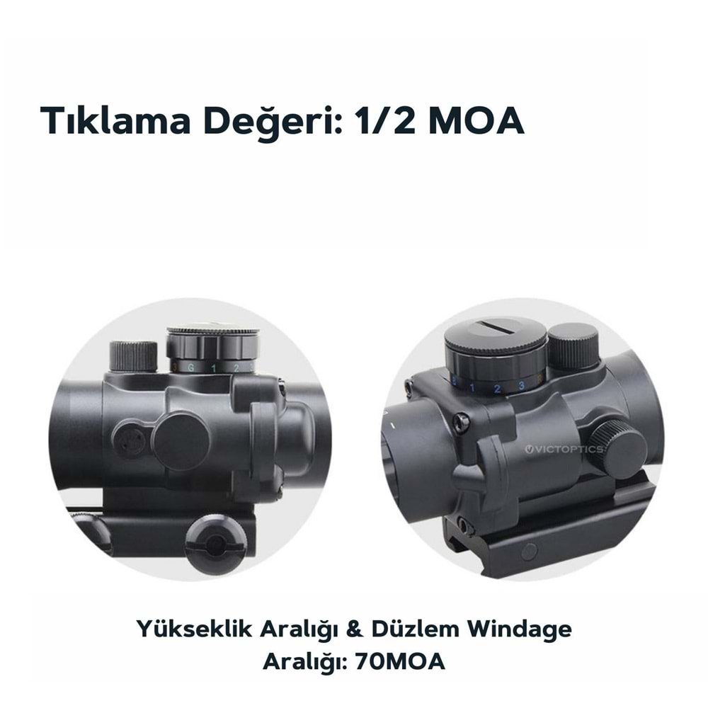 Victoptics C1 4x32 Kısa Tüfek Dürbünü OPSL-14