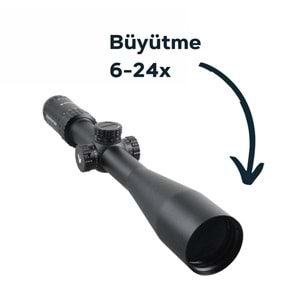 Victoptics S4 6-24x50 SFP Tüfek Dürbünü OPSL-17