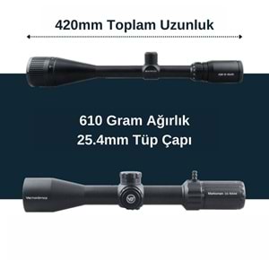 Victoptics C4 10-40x50 SFP Tüfek Dürbünü
