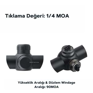 Victoptics B1 4x32C Kısa Tüfek Dürbünü OPSL-25