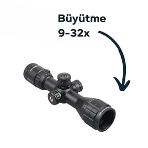 Victoptics C3 3-9x32 SFP KISA Tüfek Dürbünü OPSL-28