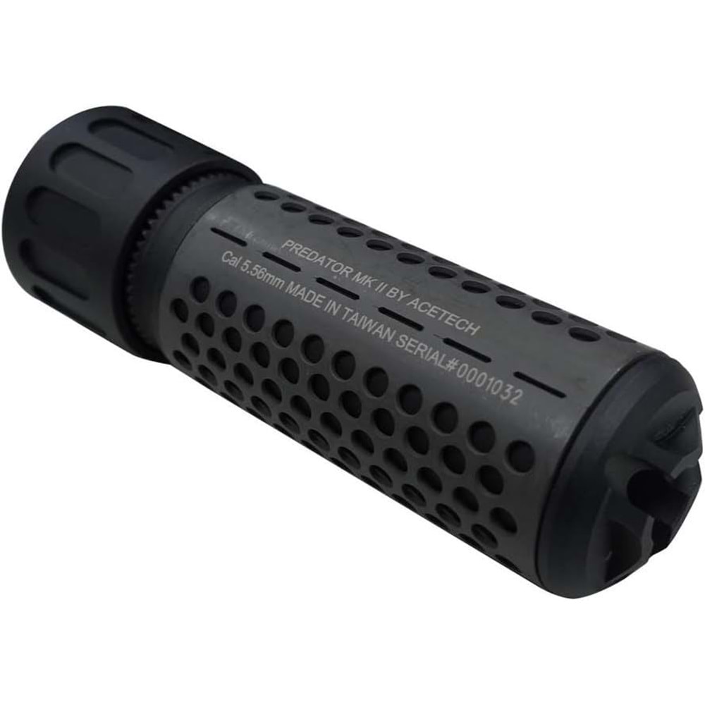 PASİF ÜRÜN // Acetech Predator MKII Airsoft Tracer Susturucu + BrighterC + Çift adaptor dahili set