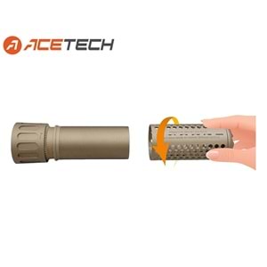 ACETECH PREDATOR MKII TAN QD + BRIGHTER R Tabanca ve Tufek Adaptor SET ÇÖL RENGİ