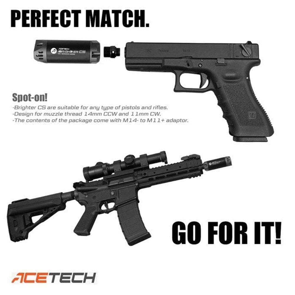 Acetech Brighter CS Tracer Unit Susturucu