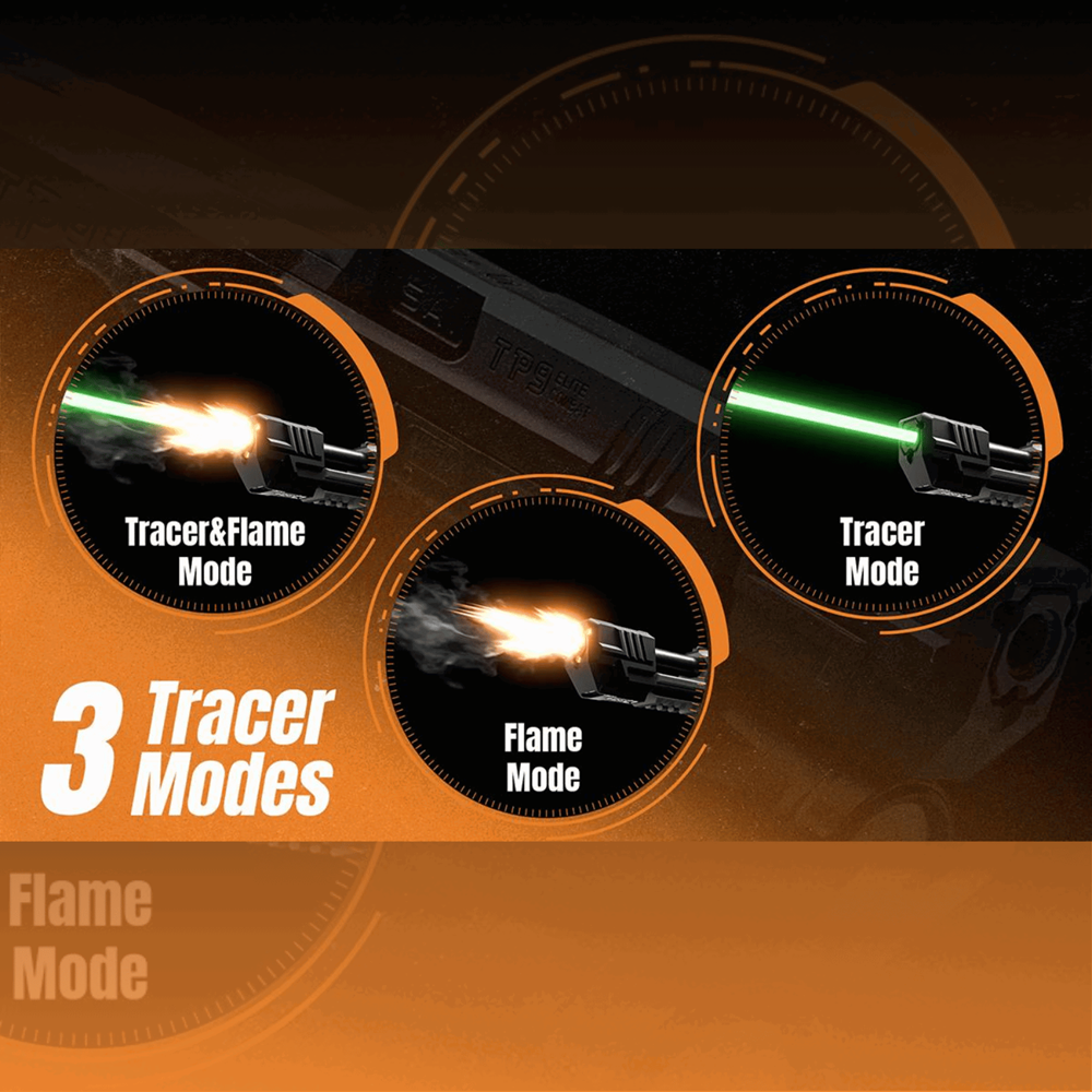 Acetech Quadra Glock HiCapa Tabanca Tracer Unitesi 14mm CCW (PAT8000-B-001)