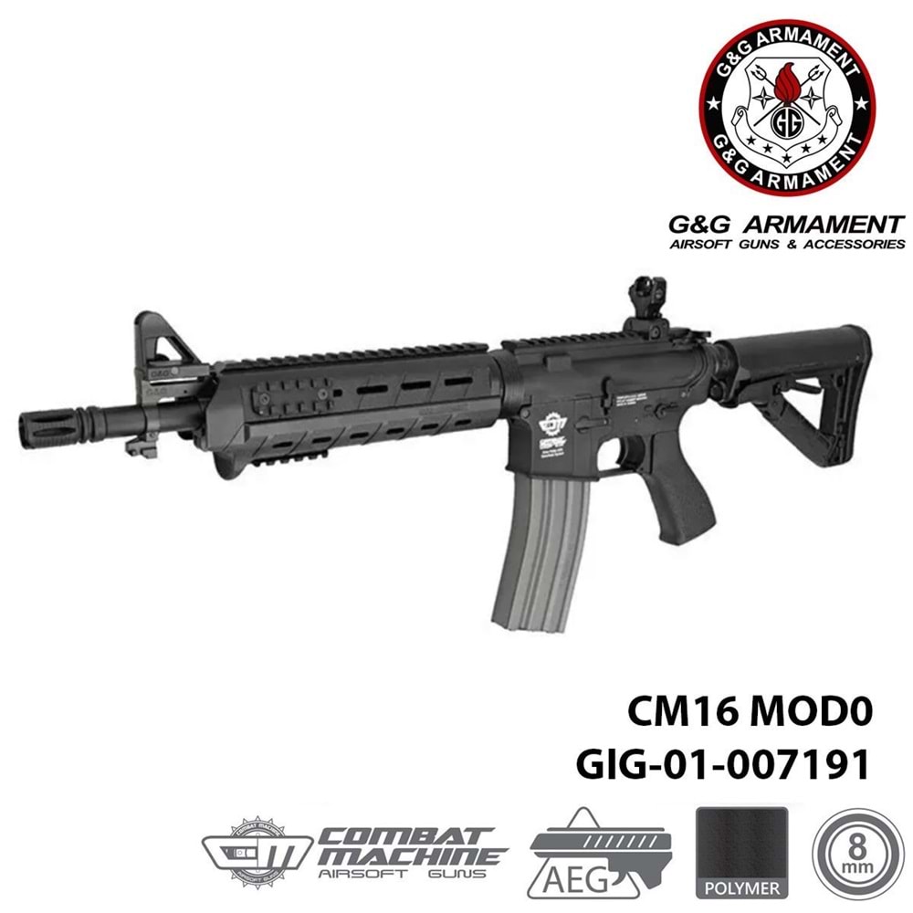 Airsoft Tüfek G&G CM16 MOD0 EGC-16P-MD0-BNB-NCM (UGR)