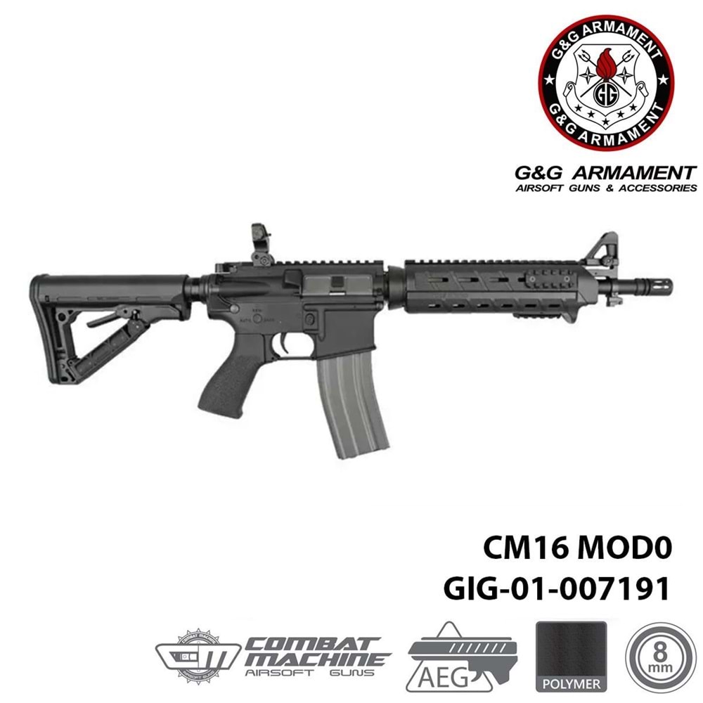 Airsoft Tüfek G&G CM16 MOD0 EGC-16P-MD0-BNB-NCM (UGR)