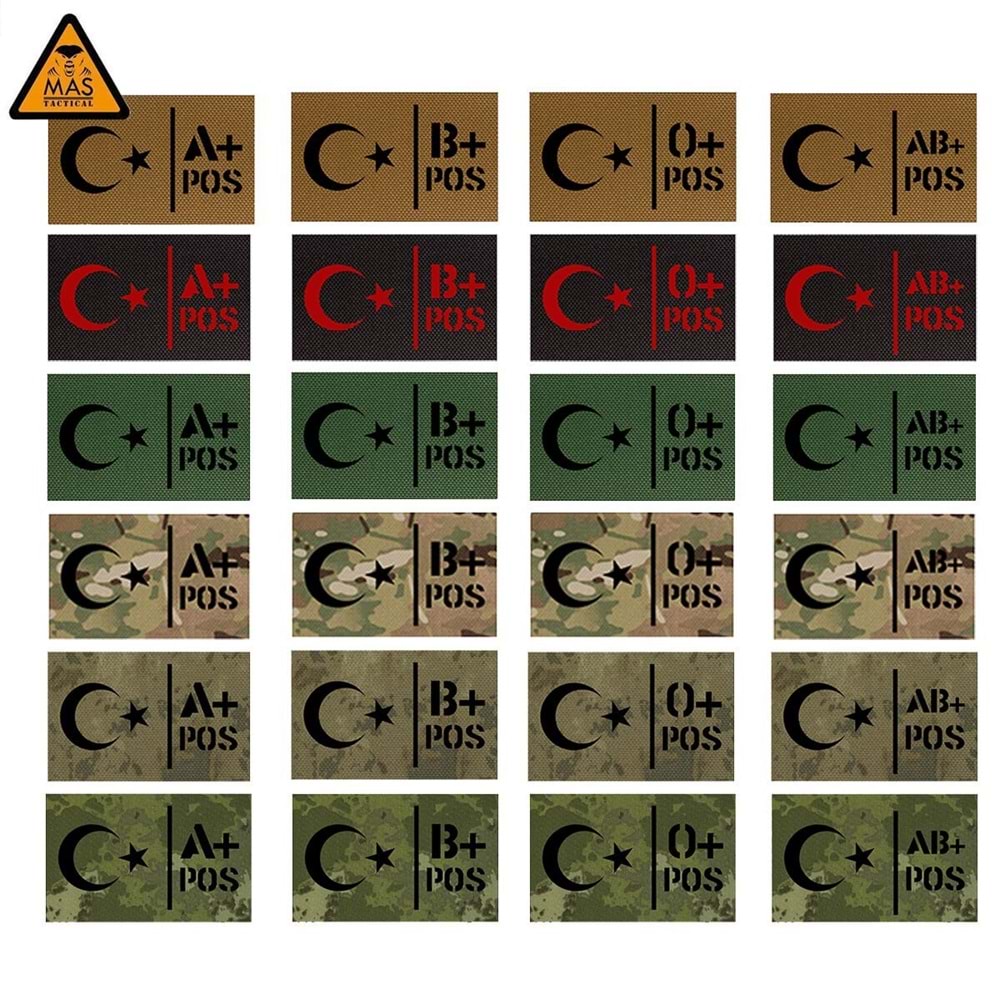 Patch 80X50 BAYRAK + KAN GRUBU