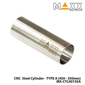 Yd.Parça Maxx Model CNC Hardened Stainless Steel Cylinder - TYPE A (450 - 550mm) MX-CYL001SSA