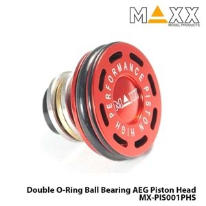 Yd.Parça Maxx Model CNC Aluminum Double O-Ring Ball Bearing AEG Piston Head MX-PIS001PHS