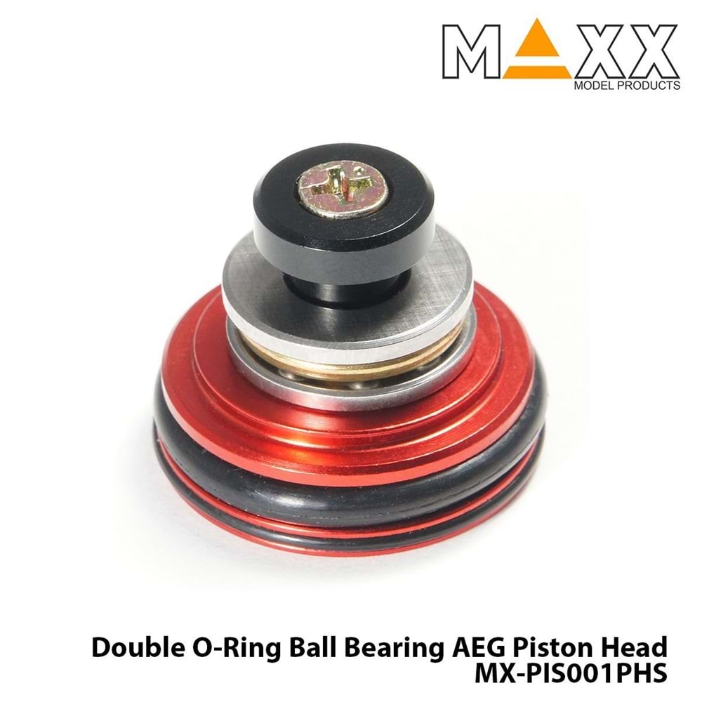 Yd.Parça Maxx Model CNC Aluminum Double O-Ring Ball Bearing AEG Piston Head MX-PIS001PHS