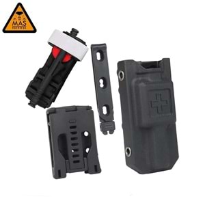 Turnike+Turnike Kılıfı Kydex Set-Siyah