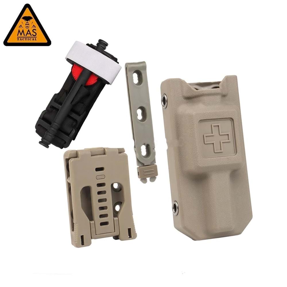 Turnike+Turnike Kılıfı Kydex Set-Tan