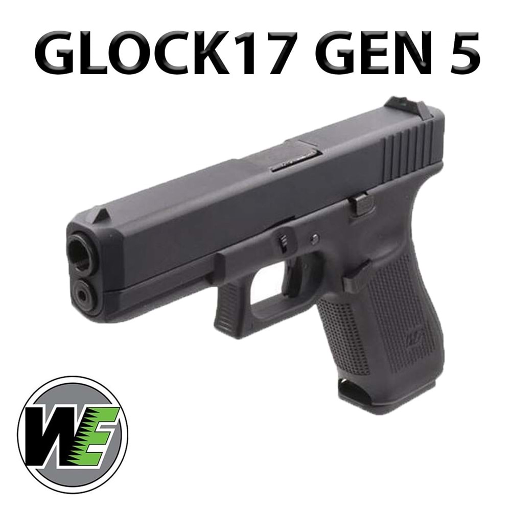 Airsoft Tabanca WE Glock 17 Siyah Gen5 WE-G001VB-BK 17-GEN5