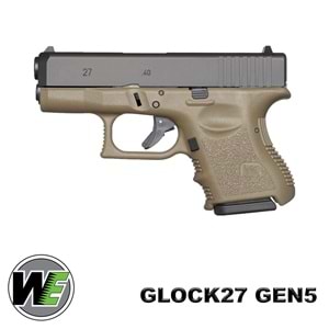 Airsoft Tabanca WE Glock 27 Tan/Siyah WE-G006A-TAN-27-TAN-A