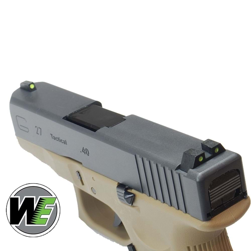 Airsoft Tabanca WE Glock 27 Tan/Siyah WE-G006A-TAN-27-TAN-A