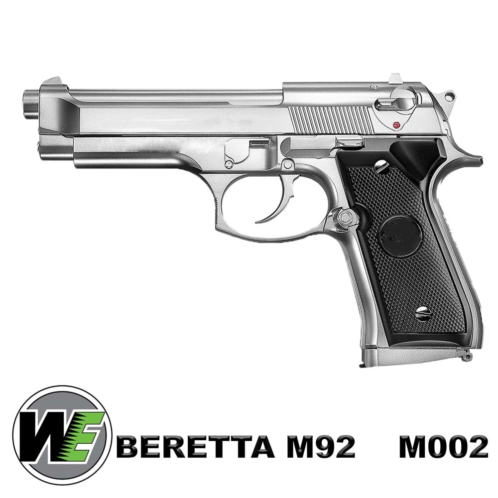 Airsoft Tabanca WE Beretta M92 Krom WE-M002-M92S