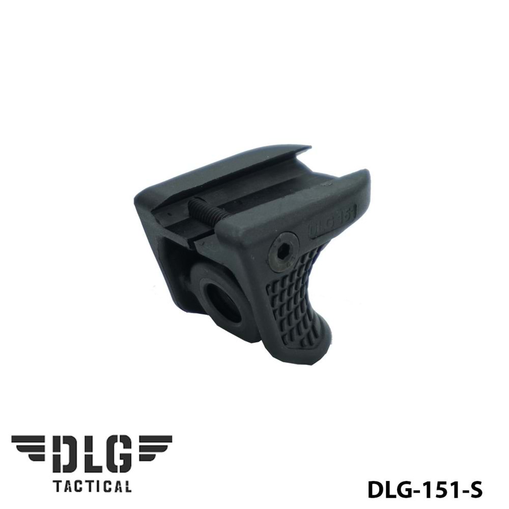 PICATINNY HANDSTOP WITH QD BASE DLG-151-S Siyah