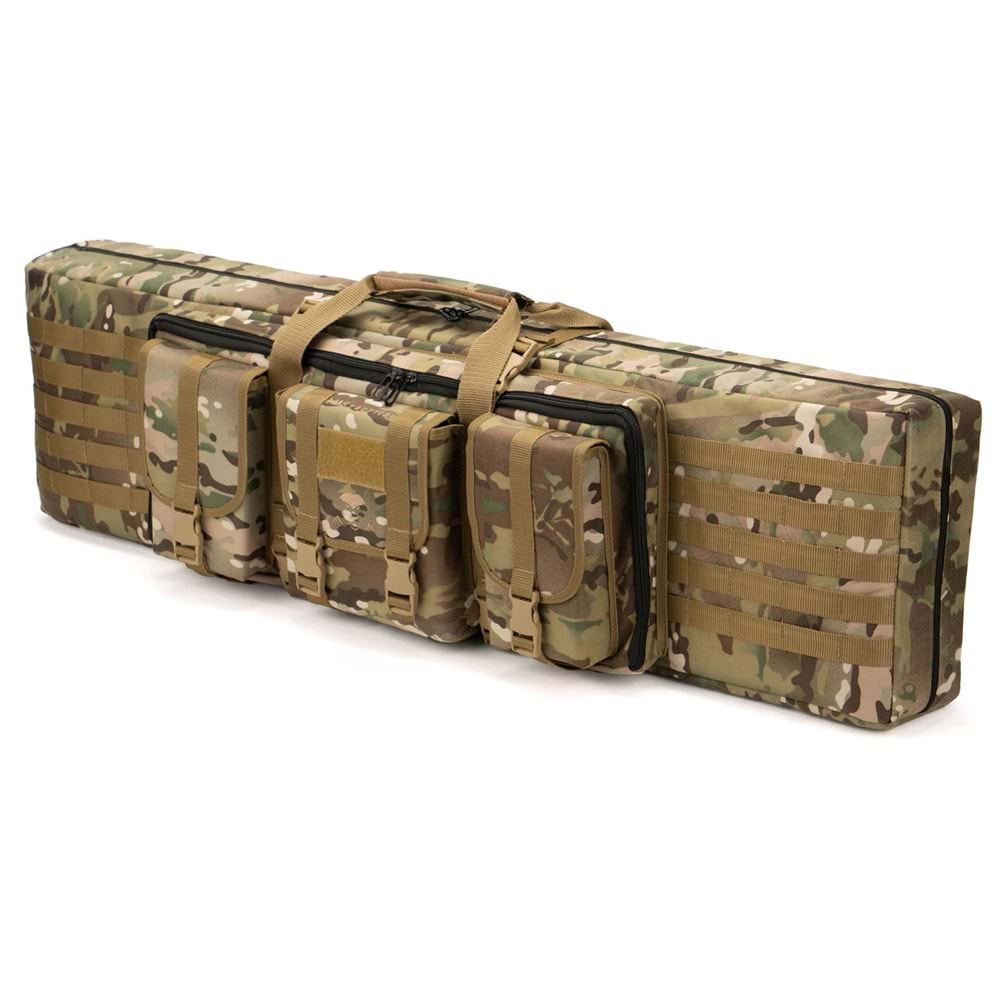 Mas Tactical® Çift Tüfek Taşıma Çantası MILTEC Model Multicam
