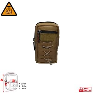 Yardımcı Cep Dikey Tan-S MAS-101-10-10-S