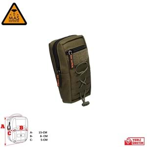 Yardımcı Cep Dikey Haki-S MAS-101-10-20-S