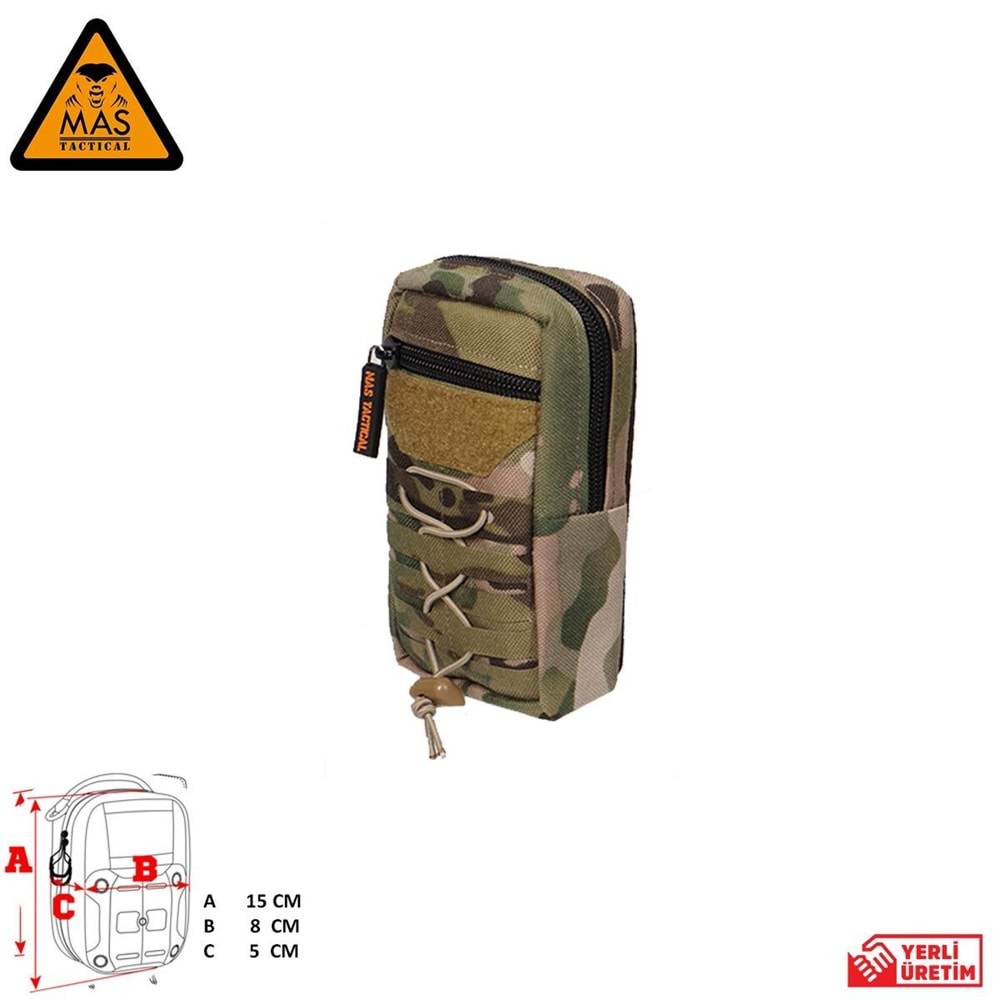 Yardımcı Cep Dikey Multicam-S MAS-101-10-30-S