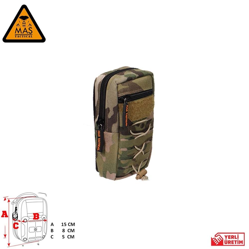 Yardımcı Cep Dikey Multicam-S MAS-101-10-30-S
