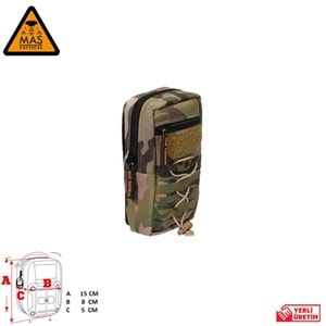 Yardımcı Cep Dikey Multicam-S MAS-101-10-30-S