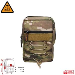 Yardımcı Cep Dikey Multicam-L MAS-101-10-30-L