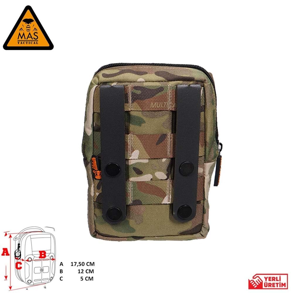 Yardımcı Cep Dikey Multicam-L MAS-101-10-30-L