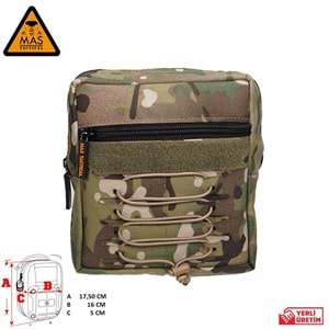 Yardımcı Cep Dikey Multicam-XL MAS-101-10-30-XL