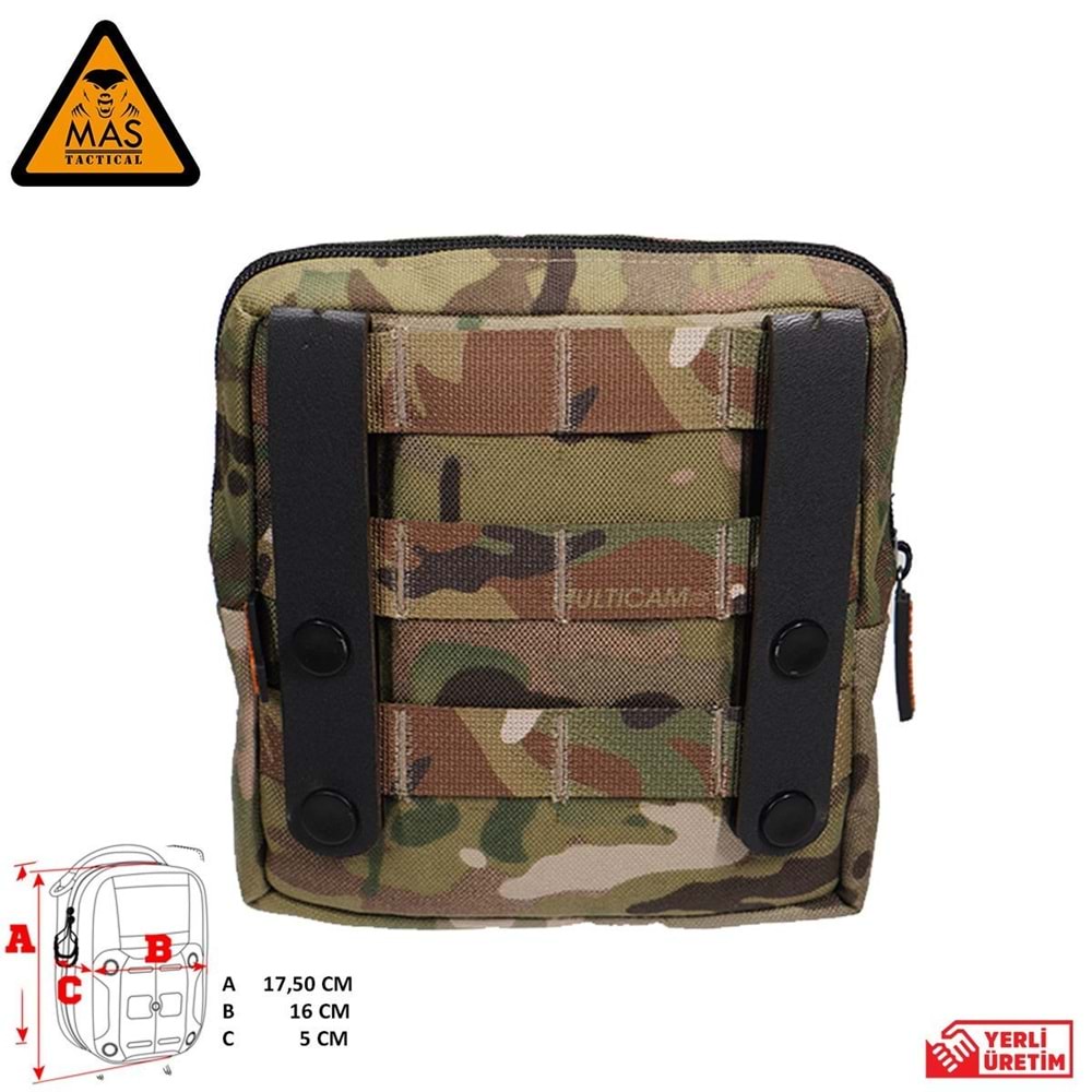 Yardımcı Cep Dikey Multicam-XL MAS-101-10-30-XL