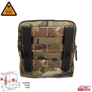 Yardımcı Cep Dikey Multicam-XL MAS-101-10-30-XL