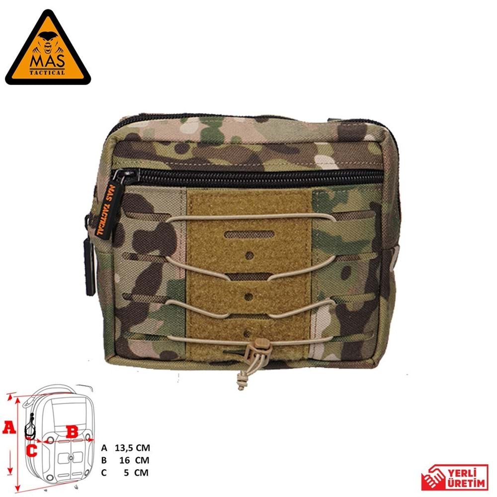 Yardımcı Cep Yatay Multicam L MAS-101-20-30-L