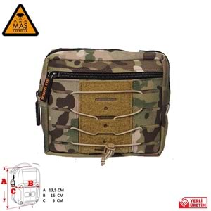 Yardımcı Cep Yatay Multicam L MAS-101-20-30-L