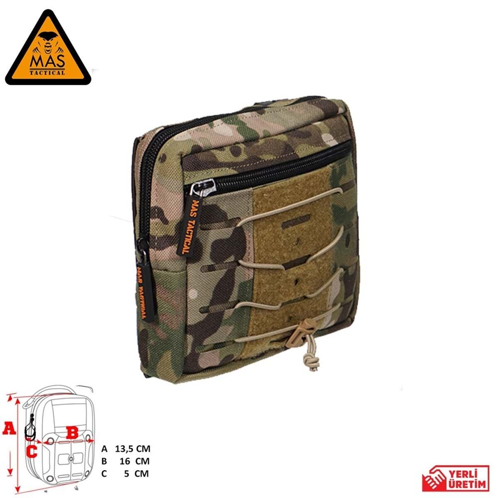 Yardımcı Cep Yatay Multicam L MAS-101-20-30-L