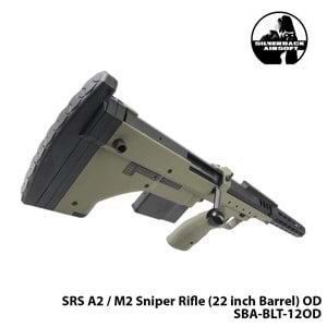 Airsoft Tüfek Sniper SILVERBACK Silverback SRS A2 / M2 22\'\'-HAKİ-SBA-BLT-12OD