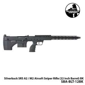 Airsoft Tüfek Silverback Sniper SRS A2 / M2 22\'\'-SİYAH-SBA-BLT-12BK