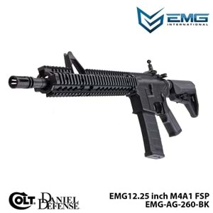 Airsoft Tüfek KİNG ARMS EMG Colt Licensed Daniel Defense 12.25\'\' M4A1 FSP (EMG-AG-260-BK)