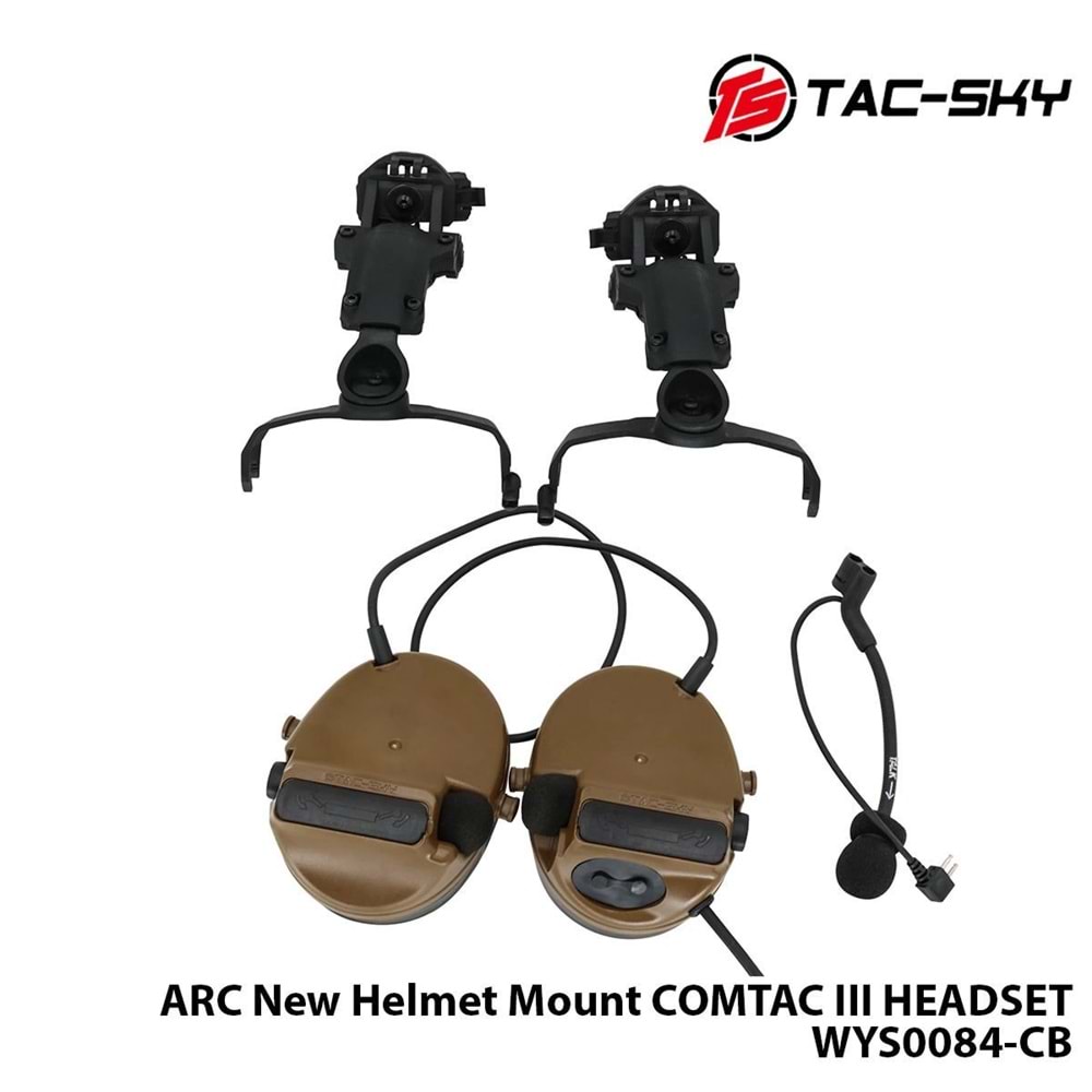 Telsiz Kulaklığı-Kask Tipi-TAN RAC-Model WYS0084-CB