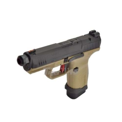 Airsoft Tabanca Cybergun Canik SAI TP9 GBB Pistol (Black / Tan )