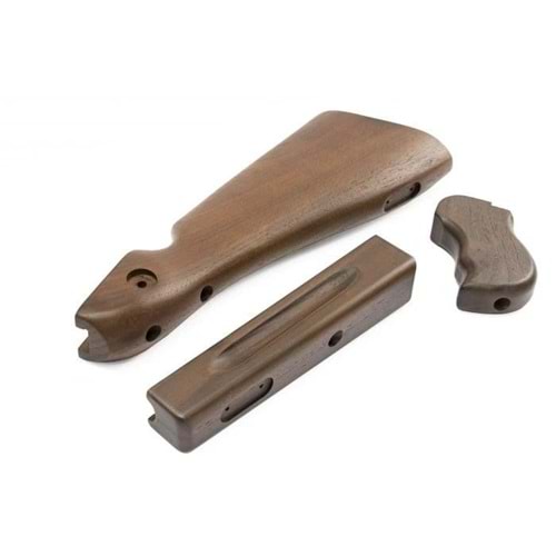RA TECH WE/Cybergun M1A1 GBBR Real Wood Kit (Walnut)